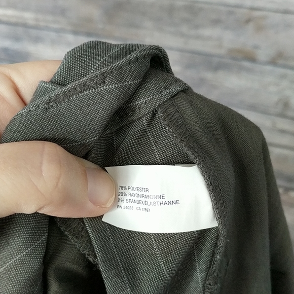 GAP Curvy Fit Flared Leg Pinstripe Slacks Size 12 - Picture 6 of 8